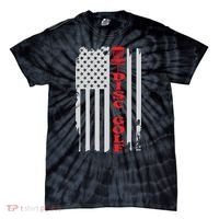 Disc Golf Basket American Flag Gift For Disc Golfers Tie-Dye T-Shirt thumb 0