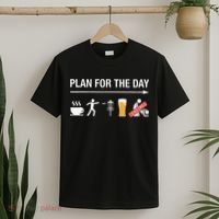 Disc Golf Basket Frisbee Golfing Frolf Coffee Beer Adult T-Shirt thumb 2