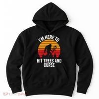 Disc Golf Bigfoot Disk Golfer Fathers Day Hoodie thumb 0
