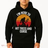 Disc Golf Bigfoot Disk Golfer Fathers Day Hoodie thumb 2