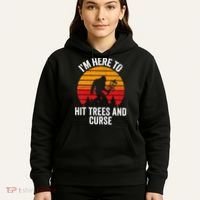 Disc Golf Bigfoot Disk Golfer Fathers Day Hoodie thumb 5
