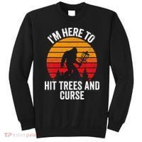 Disc Golf Bigfoot Disk Golfer Fathers Day Sweatshirt thumb 0