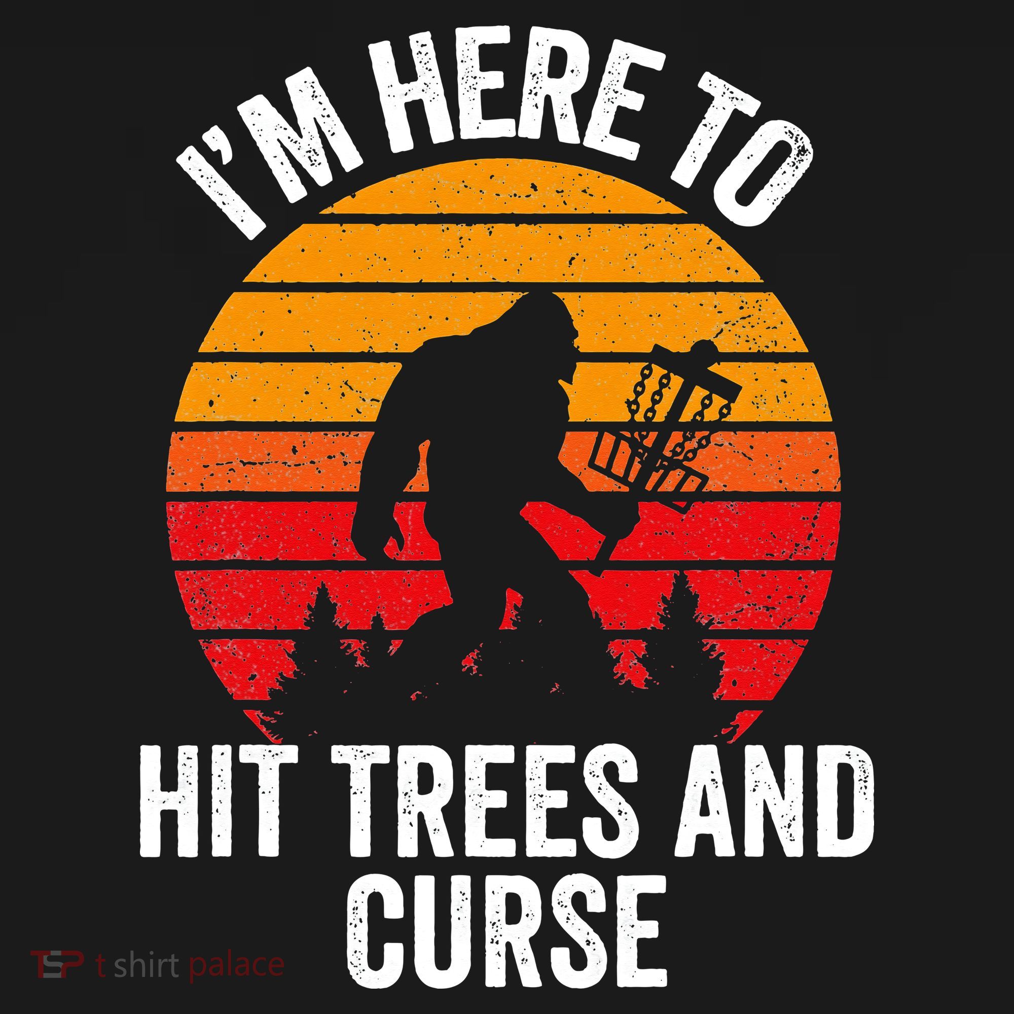 Disc Golf Bigfoot Disk Golfer Fathers Day Sweatshirt