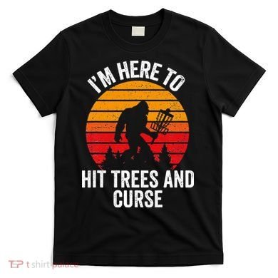 Disc Golf Bigfoot Disk Golfer Fathers Day T-Shirt