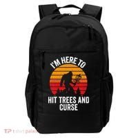 Disc Golf Bigfoot Disk Golfer Fathers Day Backpack thumb 0
