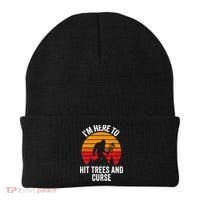 Disc Golf Bigfoot Disk Golfer Fathers Day Beanie thumb 0