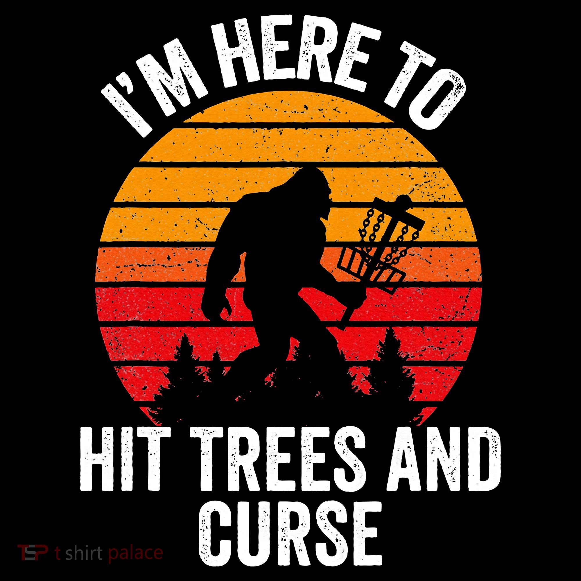 Disc Golf Bigfoot Disk Golfer Fathers Day Women's Hoodie