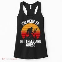 Disc Golf Bigfoot Disk Golfer Fathers Day Women's Tank Top thumb 0