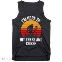 Disc Golf Bigfoot Disk Golfer Fathers Day Tank Top thumb 0