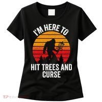 Disc Golf Bigfoot Disk Golfer Fathers Day Women's T-Shirt thumb 0