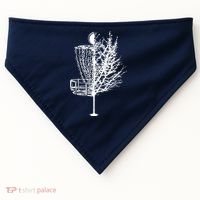 Disc Golf Basket Tree Shirts Funny USA-Made Doggie Bandana thumb 0