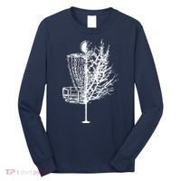 Disc Golf Basket Tree Shirts Funny Long Sleeve Shirt thumb 0