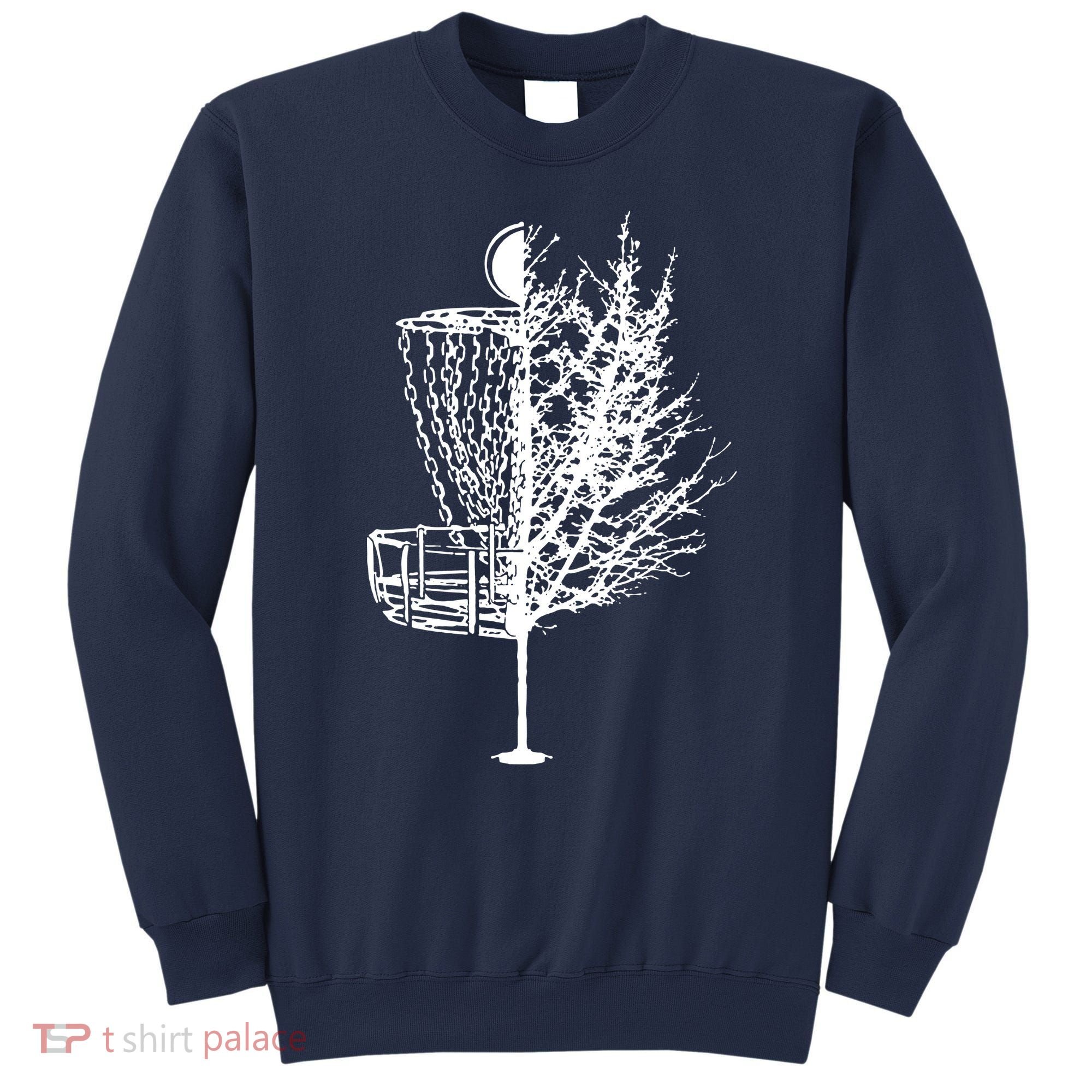 Disc Golf Basket Tree Shirts Funny Sweatshirt