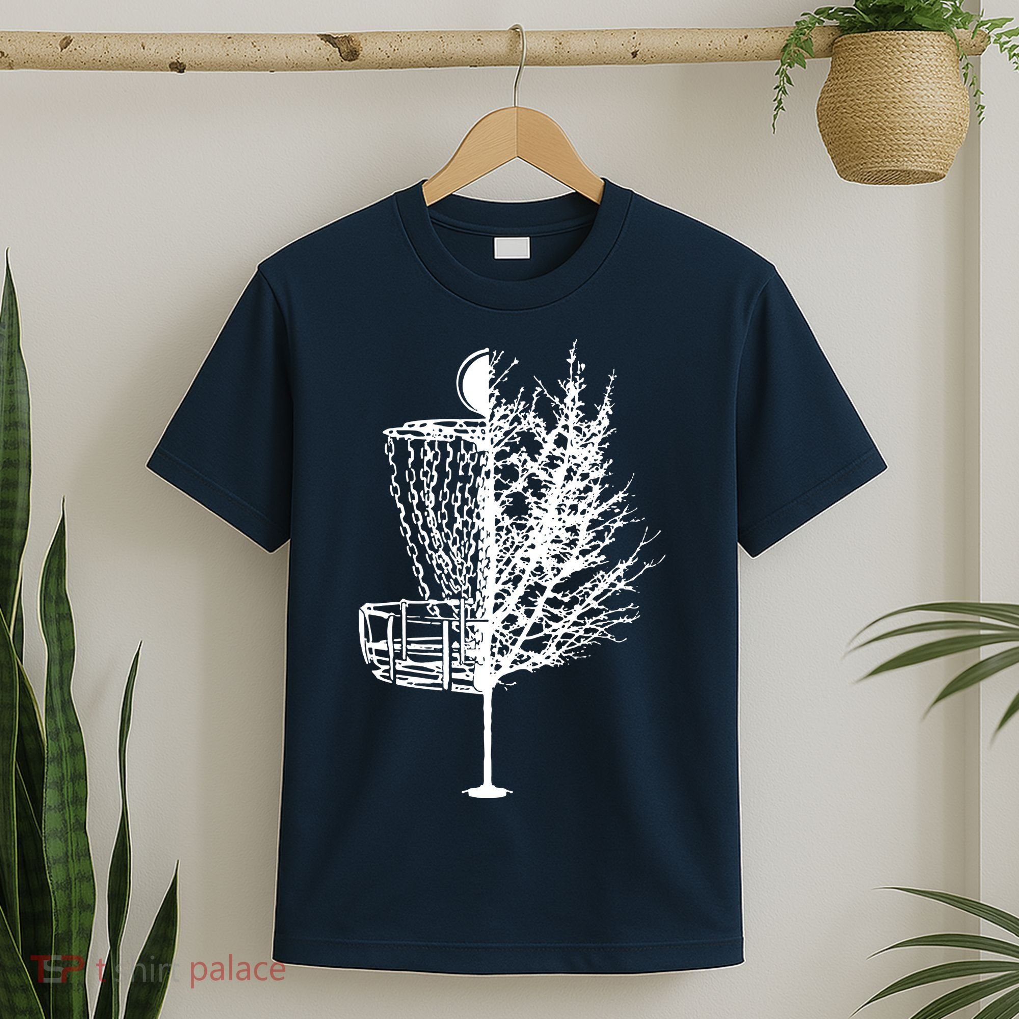 Disc Golf Basket Tree Shirts Funny T-Shirt