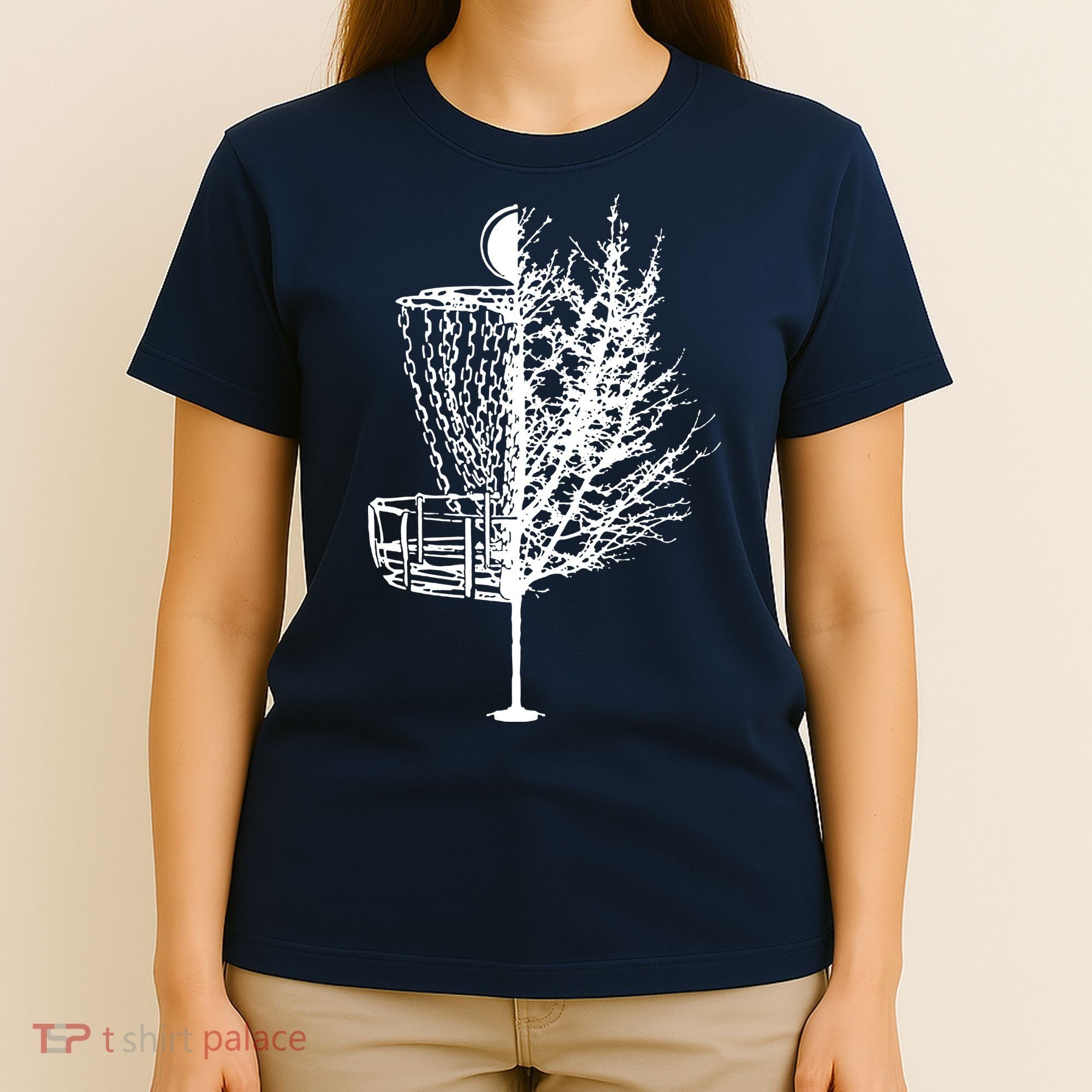 Disc Golf Basket Tree Shirts Funny T-Shirt