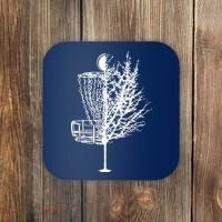 Disc Golf Basket Tree Shirts Funny Coaster thumb 0