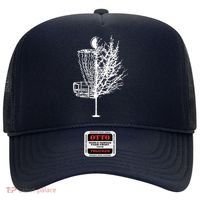 Disc Golf Basket Tree Shirts Funny Hat thumb 0