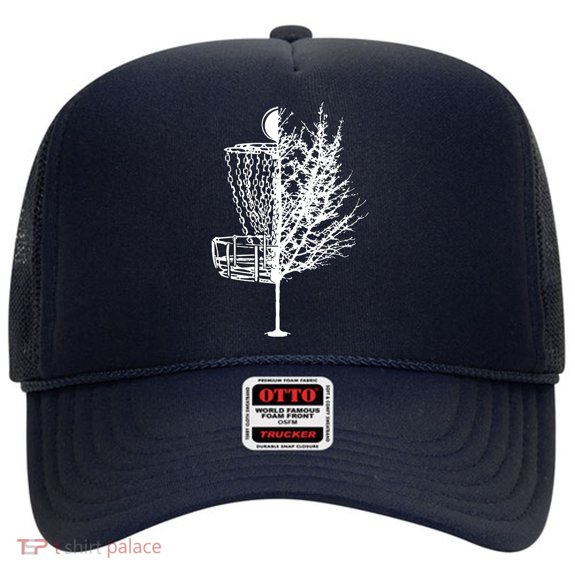 Disc Golf Basket Tree Shirts Funny Hat