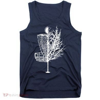 Disc Golf Basket Tree Shirts Funny Tank Top