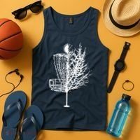 Disc Golf Basket Tree Shirts Funny Tank Top thumb 4