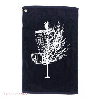 Disc Golf Basket Tree Shirts Funny Golf Towel