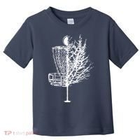 Disc Golf Basket Tree Shirts Funny Toddler T-Shirt thumb 0