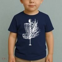 Disc Golf Basket Tree Shirts Funny Toddler T-Shirt thumb 2