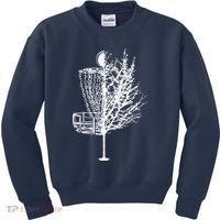 Disc Golf Basket Tree Shirts Funny Kids Sweatshirt thumb 0