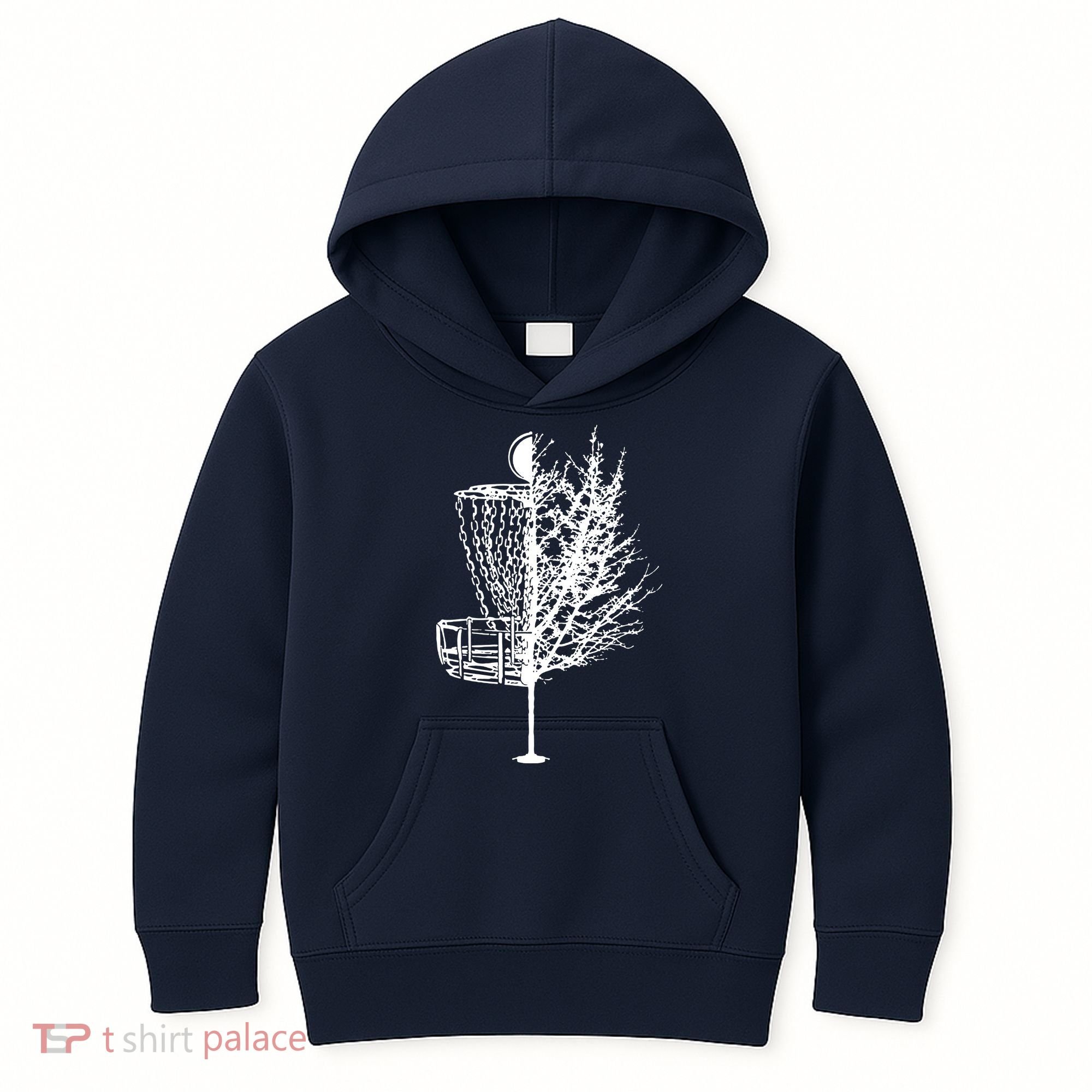 Disc Golf Basket Tree Shirts Funny Kids Hoodie