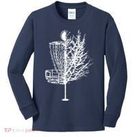 Disc Golf Basket Tree Shirts Funny Kids Long Sleeve Shirt thumb 0