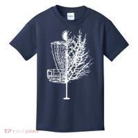 Disc Golf Basket Tree Shirts Funny Kids T-Shirt thumb 0