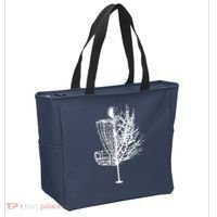Disc Golf Basket Tree Shirts Funny Tote Bag thumb 2