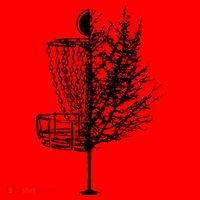 Disc Golf Basket Tree Shirts Funny Santa Hat thumb 1