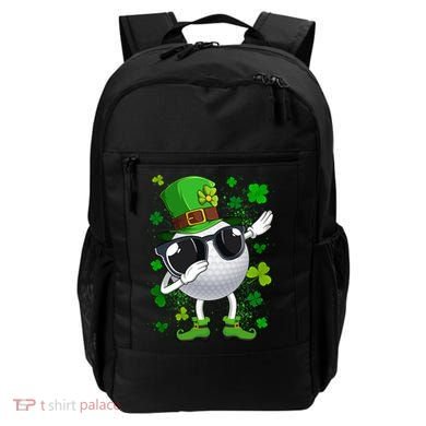 Dabbing Golf Ball Leprechaun Saint Patrick's Day Cool Gift Backpack