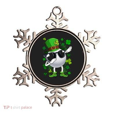 Dabbing Golf Ball Leprechaun Saint Patrick's Day Cool Gift Ornament