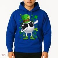 Dabbing Golf Ball Leprechaun Saint Patrick's Day Cool Gift Hoodie thumb 2