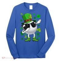 Dabbing Golf Ball Leprechaun Saint Patrick's Day Cool Gift Long Sleeve Shirt thumb 0