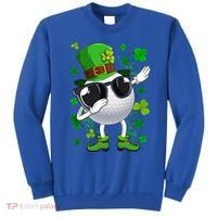 Dabbing Golf Ball Leprechaun Saint Patrick's Day Cool Gift Sweatshirt thumb 0