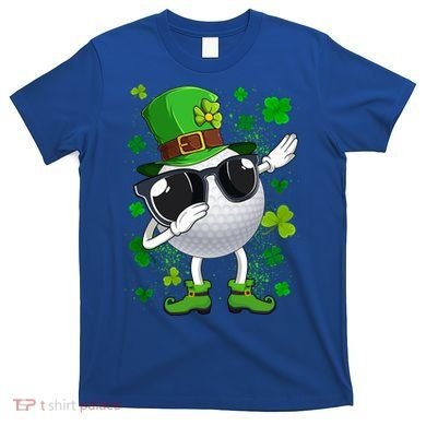 Dabbing Golf Ball Leprechaun Saint Patrick's Day Cool Gift T-Shirt