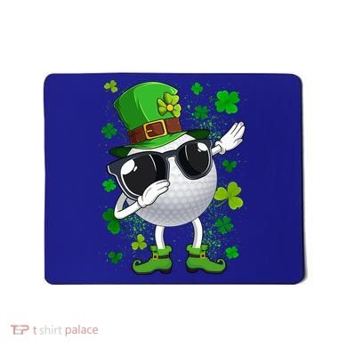 Dabbing Golf Ball Leprechaun Saint Patrick's Day Cool Gift Mousepad
