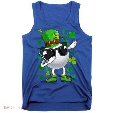 Dabbing Golf Ball Leprechaun Saint Patrick's Day Cool Gift Tank Top