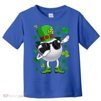 Dabbing Golf Ball Leprechaun Saint Patrick's Day Cool Gift Toddler T-Shirt thumb 0