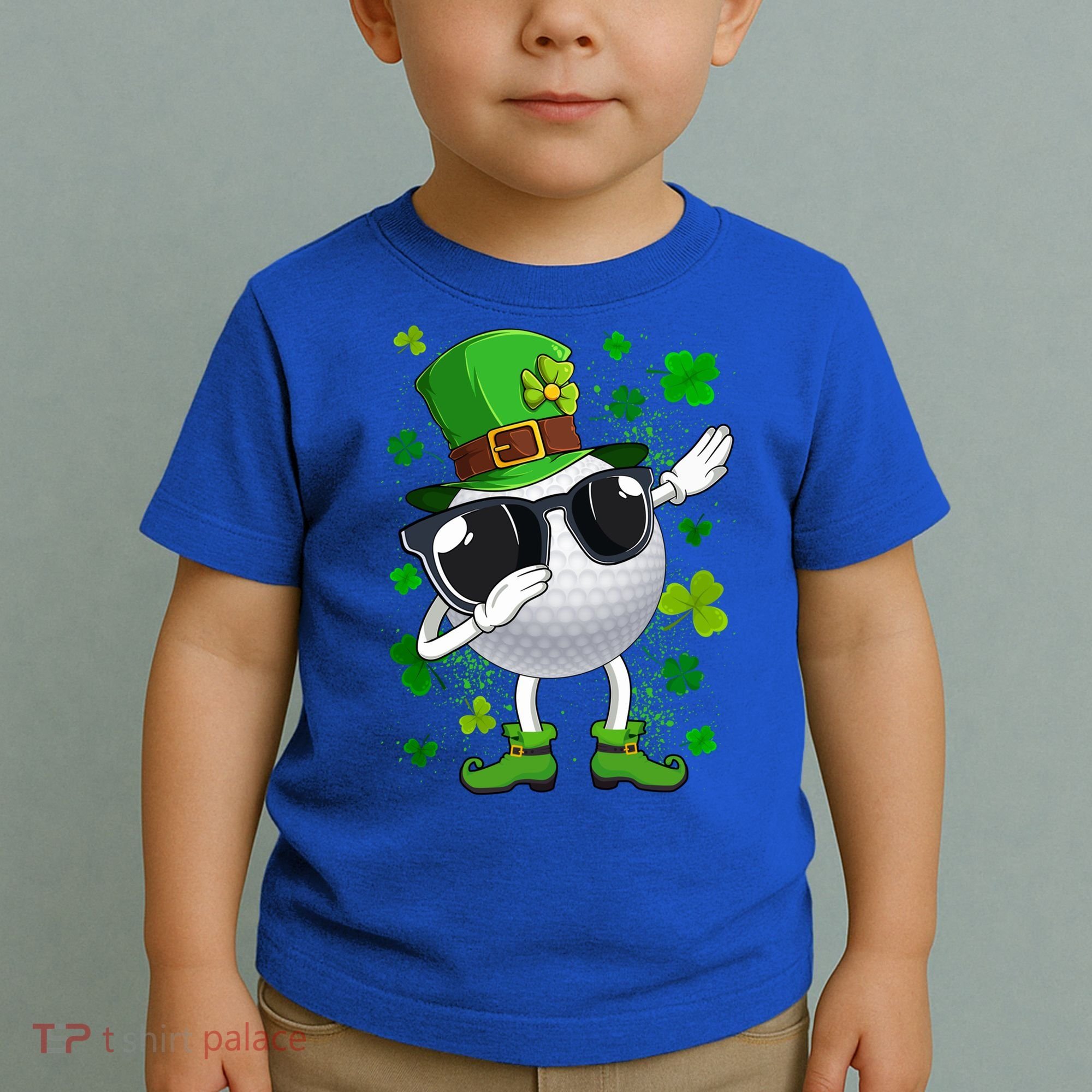 Dabbing Golf Ball Leprechaun Saint Patrick's Day Cool Gift Toddler T-Shirt