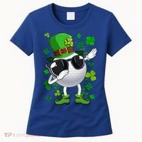 Dabbing Golf Ball Leprechaun Saint Patrick's Day Cool Gift Women's T-Shirt thumb 0