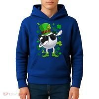 Dabbing Golf Ball Leprechaun Saint Patrick's Day Cool Gift Kids Hoodie thumb 4
