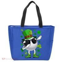 Dabbing Golf Ball Leprechaun Saint Patrick's Day Cool Gift Tote Bag thumb 0