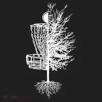Disc Golf Basket Tree Women's Sweatshirt thumb 2
