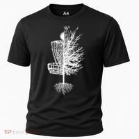 Disc Golf Basket Tree Cooling Performance Crew T-Shirt thumb 0