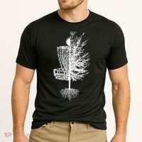 Disc Golf Basket Tree Cooling Performance Crew T-Shirt thumb 2