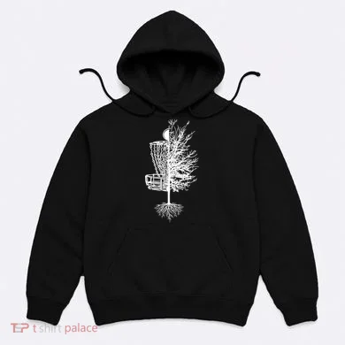 Disc Golf Basket Tree Hoodie